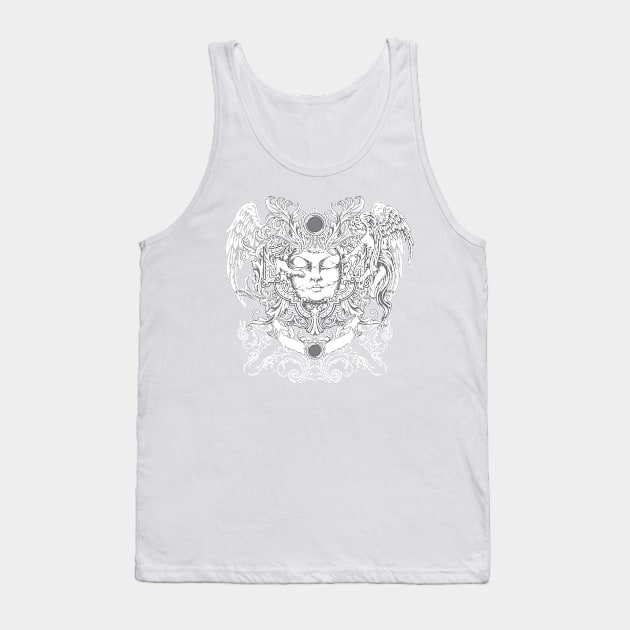 Mayan Head Tank Top by viSionDesign